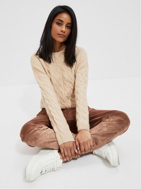 Moodo Moodo Bež ženski pulover