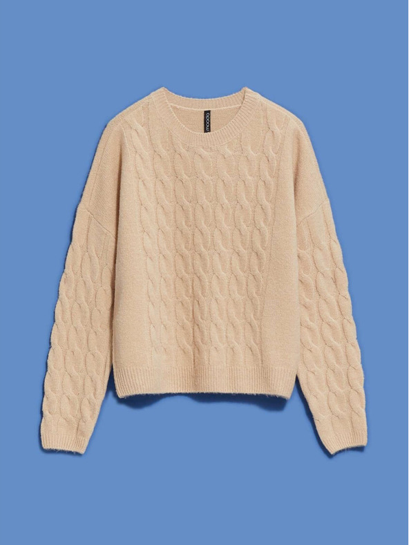 Moodo Moodo Bež ženski pulover