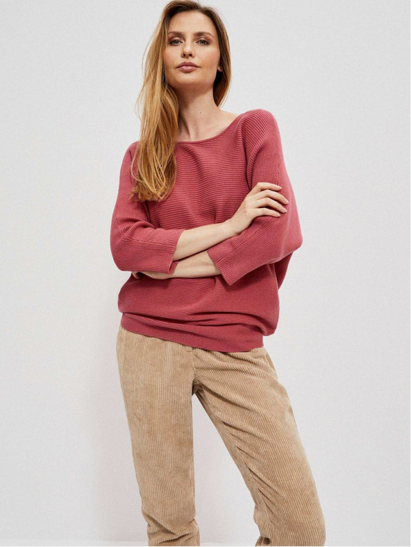 Moodo Rožnata ženska jopa Moodo