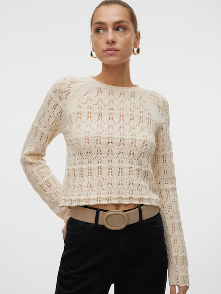 Vero Moda Bež ženski pulover Vero Moda
