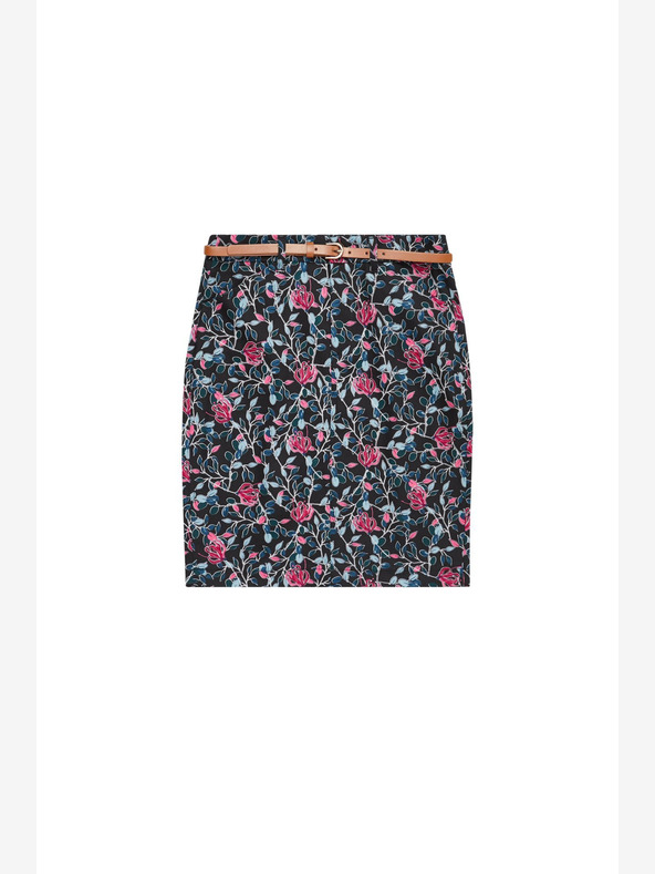 Moodo Temno modro žensko krilo s cvetličnim vzorcem Moodo