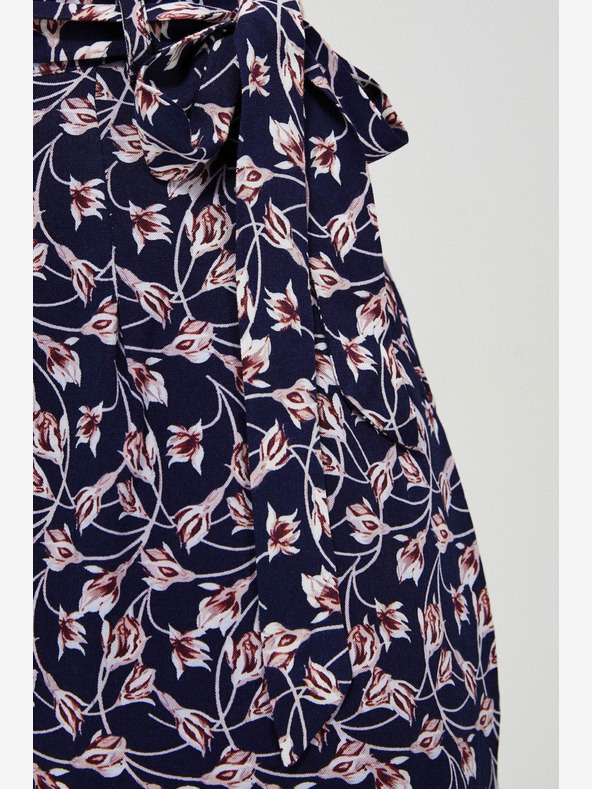 Moodo Temno modro žensko krilo s cvetličnim vzorcem Moodo