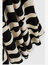 Moodo Moodo bež in črna ženska vzorčasto krilo