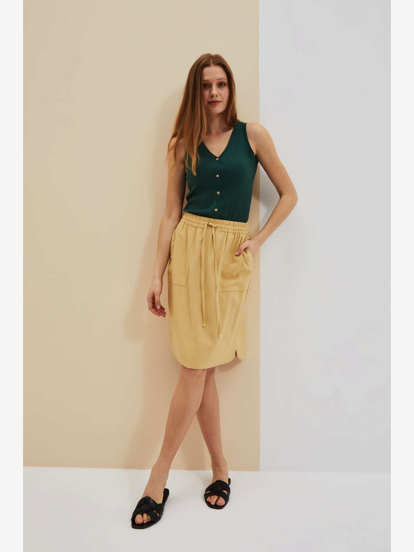 Moodo Rumeno krilo z žepi Moodo