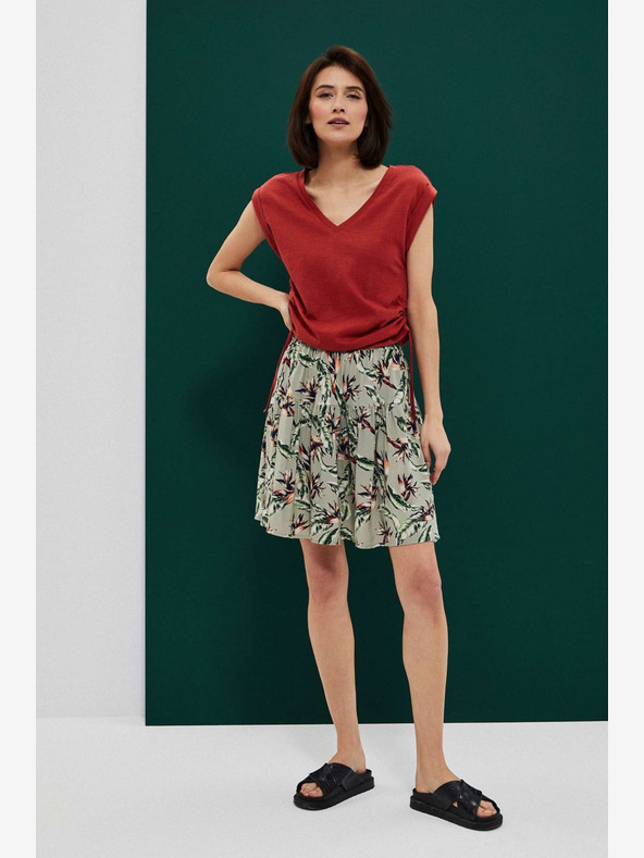 Moodo Svetlo zelena ženska cvetlična krila Moodo