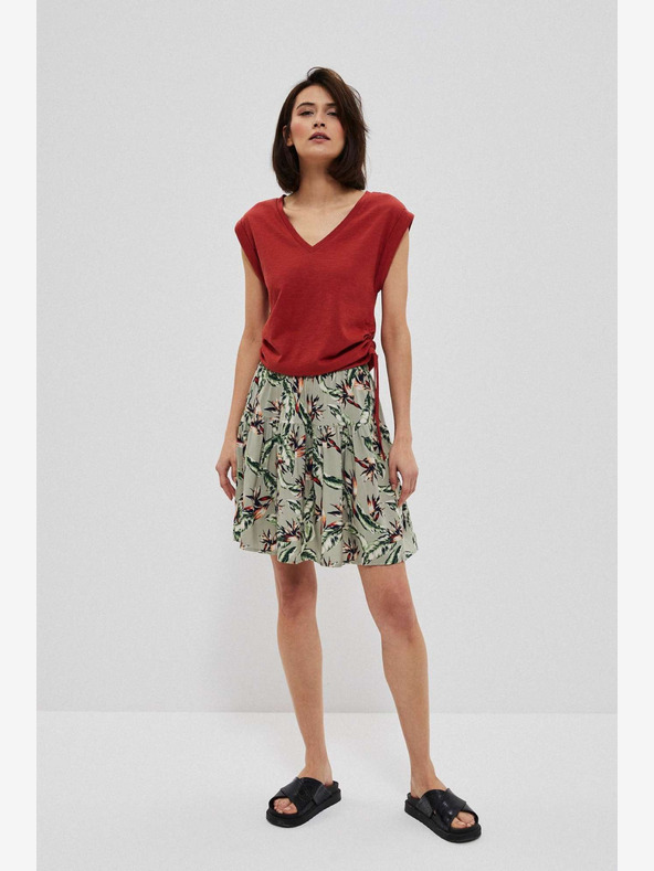 Moodo Svetlo zelena ženska cvetlična krila Moodo