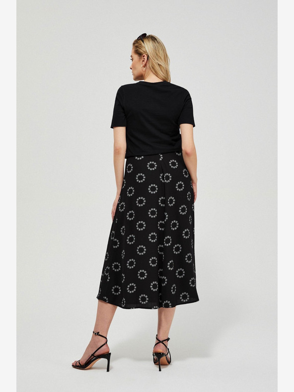 Moodo Črna ženska vzorčasta krila Moodo