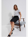 Moodo Črna ženska hlačna krila Moodo
