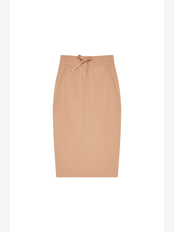 Moodo Bež ženske hlačne nogavice krilo Moodo