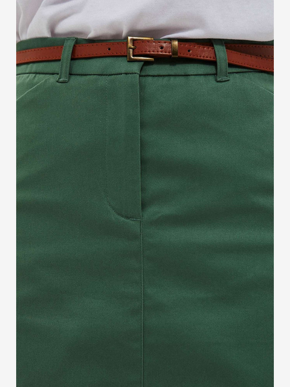 Moodo Zeleno žensko krilo s pasom Moodo