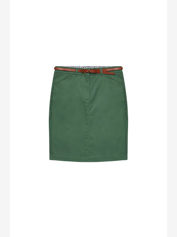 Moodo Zeleno žensko krilo s pasom Moodo