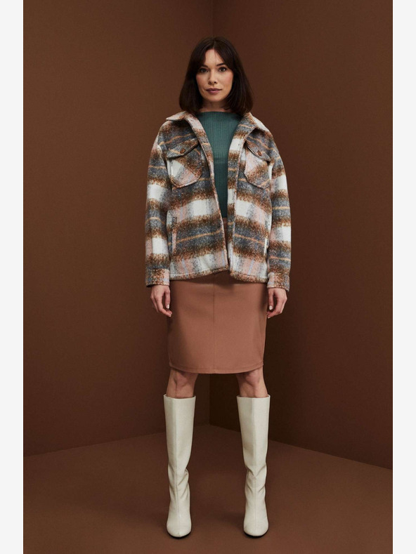 Moodo Rjava ženska krila iz usnja Moodo