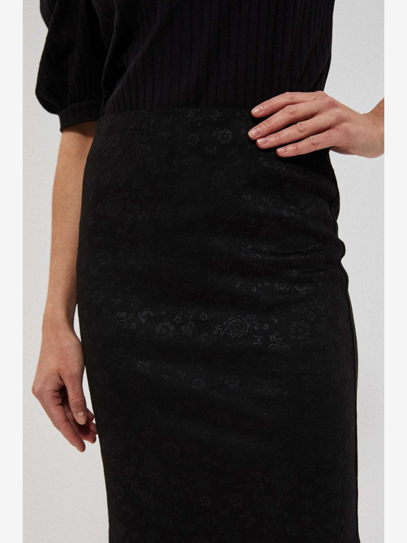 Moodo Črna ženska cvetlična krila Moodo