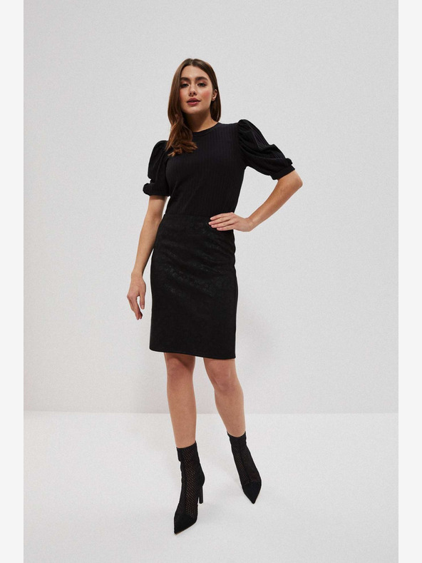 Moodo Črna ženska cvetlična krila Moodo