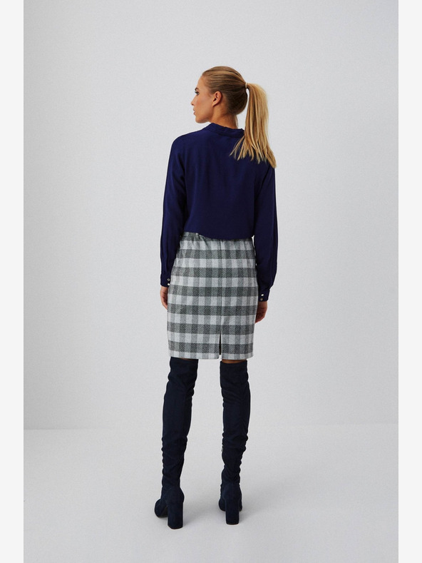 Moodo Siva ženska karirasta krila Moodo