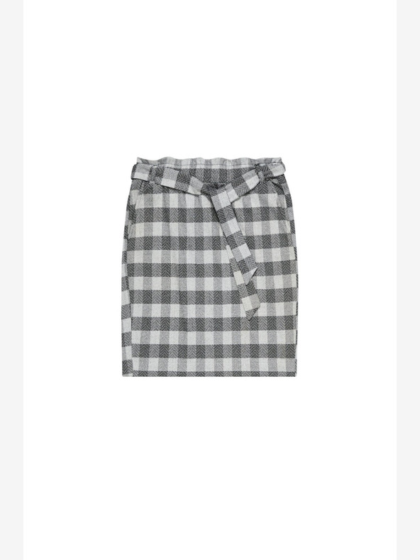 Moodo Siva ženska karirasta krila Moodo