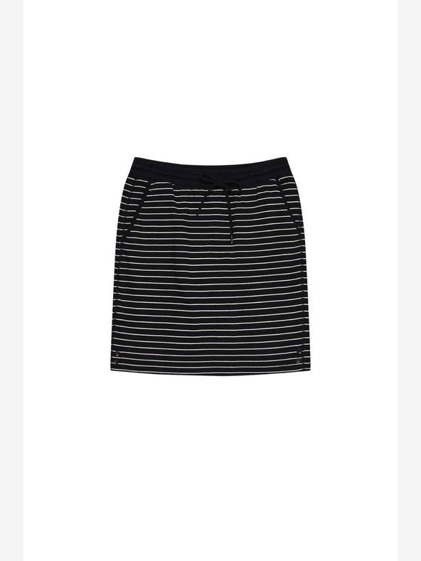 Moodo Moodo Bela in črna ženska črtasta krila