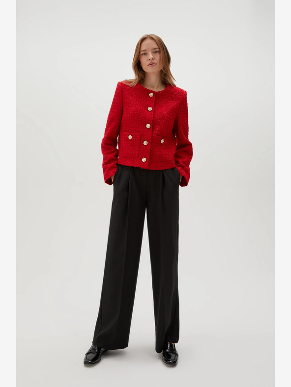 Moodo Moodo Rdeča jakna z gumbi Moodo