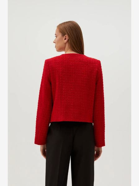 Moodo Moodo Rdeča jakna z gumbi Moodo