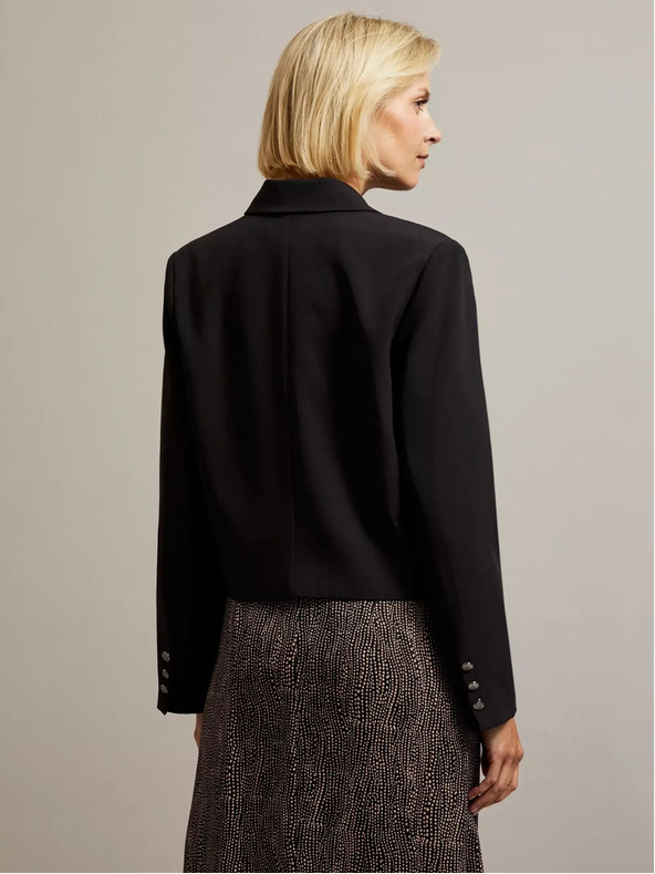 Moodo Črna ženska kratka jopica Moodo