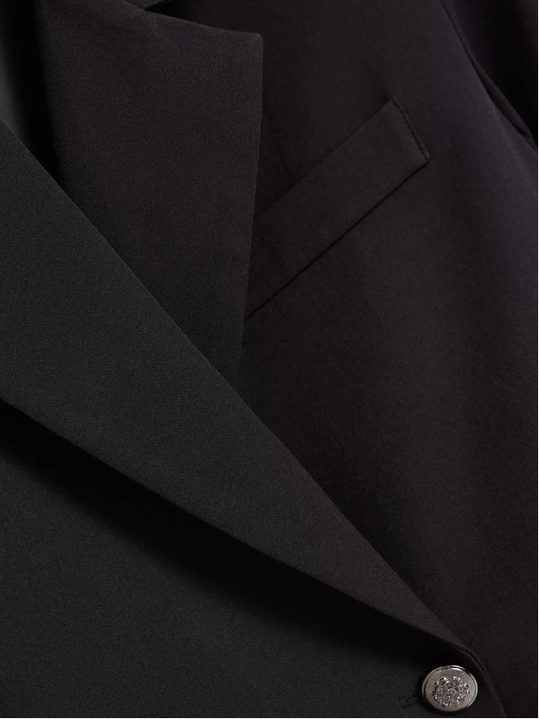 Moodo Črna ženska kratka jopica Moodo