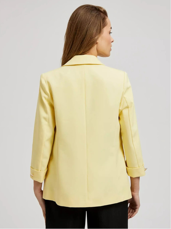 Moodo Rumena jakna s 3/4 rokavi Moodo