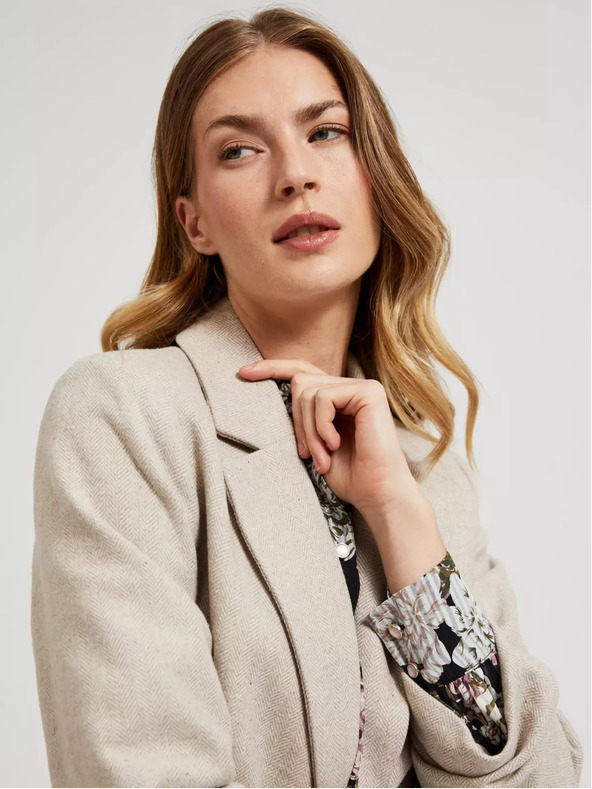 Moodo Moodo bež ženski suknjič