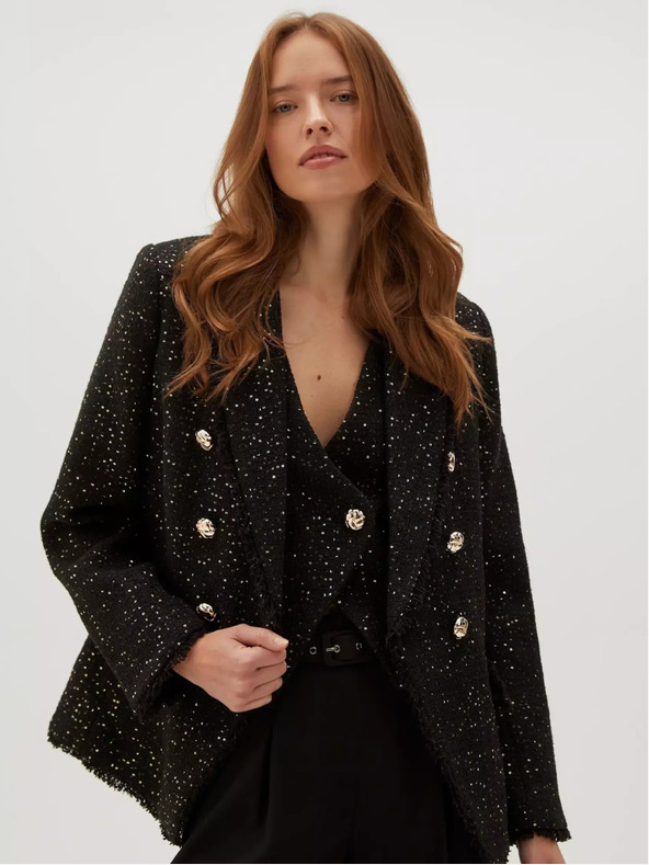 Moodo Črna ženska jopica Moodo