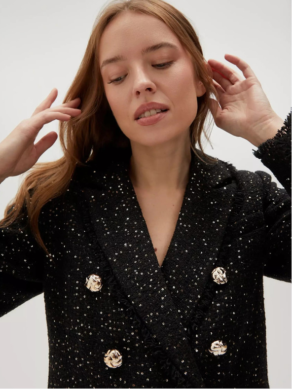 Moodo Črna ženska jopica Moodo