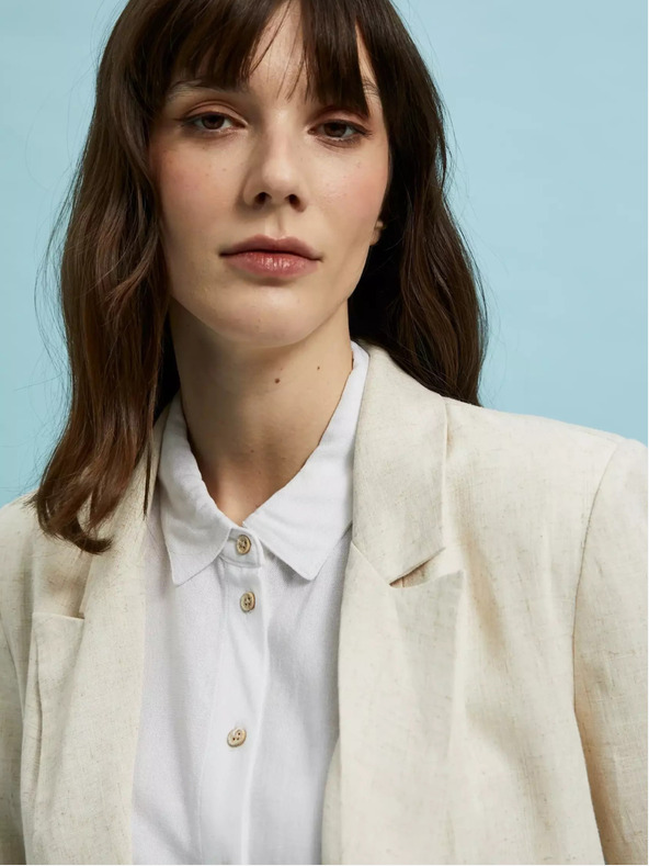 Moodo Moodo bež ženski suknjič