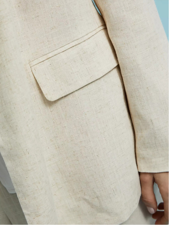 Moodo Moodo bež ženski suknjič