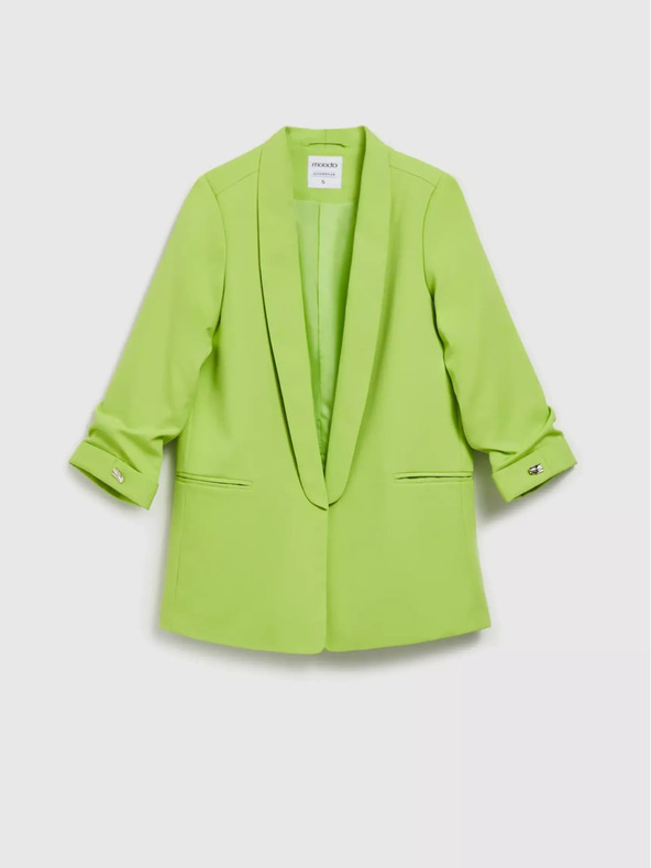 Moodo Zelena jakna s 3/4 rokavi Moodo