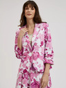 Moodo Rožnata vzorčasta jakna Moodo