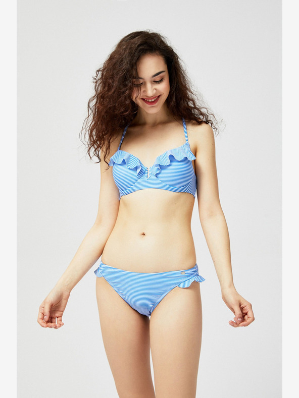 Moodo Svetlomodra spodnja majica ženskih kopalk Moodo