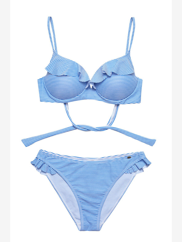 Moodo Svetlomodra spodnja majica ženskih kopalk Moodo