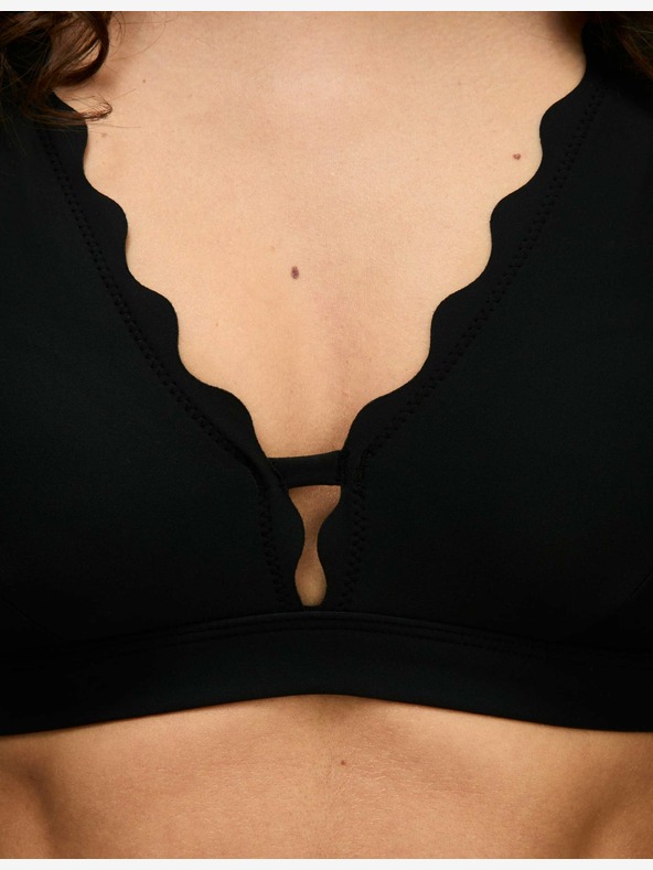 Marks & Spencer Izrez z oblazinjenim zgornjim delom bikinija Marks & Spencer črna