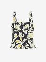 Marks & Spencer Cvetlična majica tankini s kvadratnim izrezom Marks & Spencer rumena