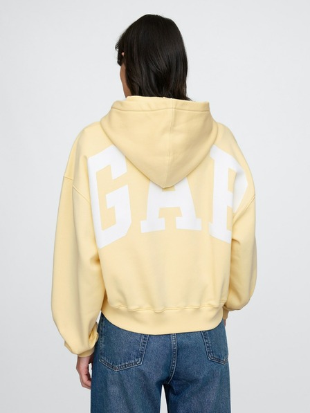 GAP Mikina s kapucňou Logo Cropped