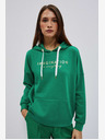 Moodo Zelena ženska jopa s kapuco Moodo