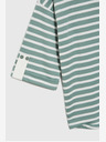 Moodo Bela in zelena ženska črtasta jopa Moodo