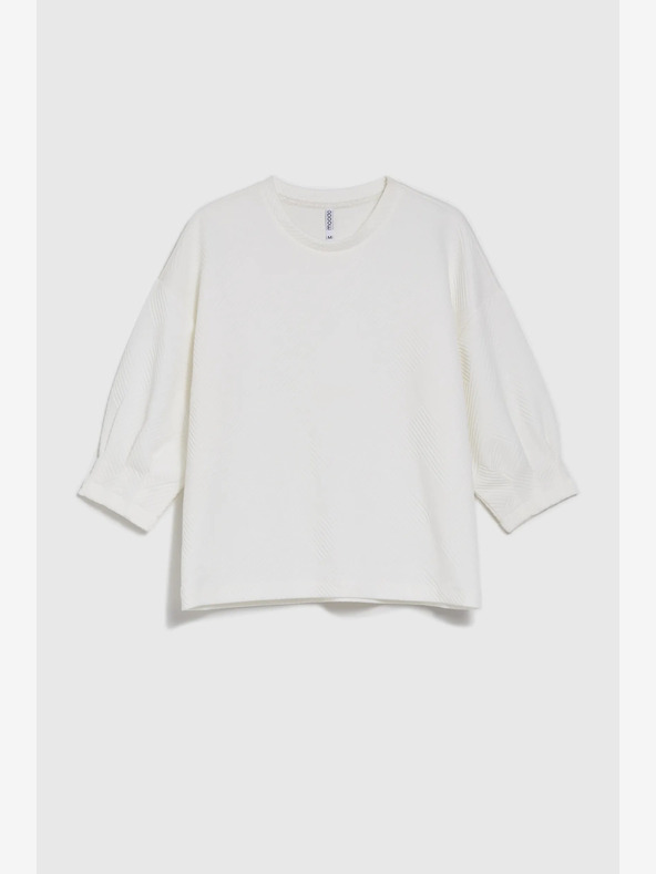 Moodo Bela ženska jopa s kapuco Moodo