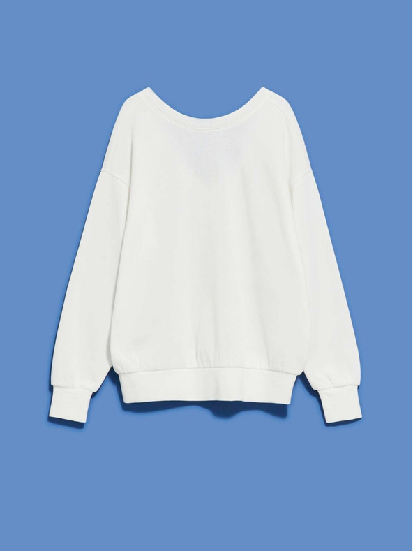 Moodo Bela ženska jopa s kapuco Moodo