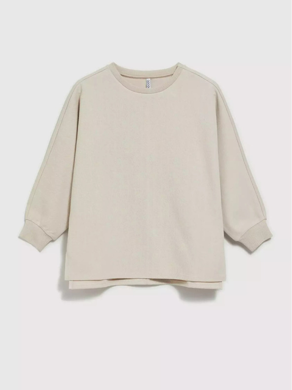 Moodo Bež ženska mikina Moodo