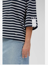 Moodo Moodo belo-modra črtasta ženska jopa