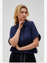 Moodo Temno modra ženska srajca Moodo