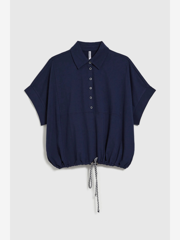 Moodo Temno modra ženska srajca Moodo