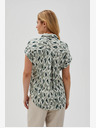 Moodo Zelena ženska vzorčasta majica Moodo