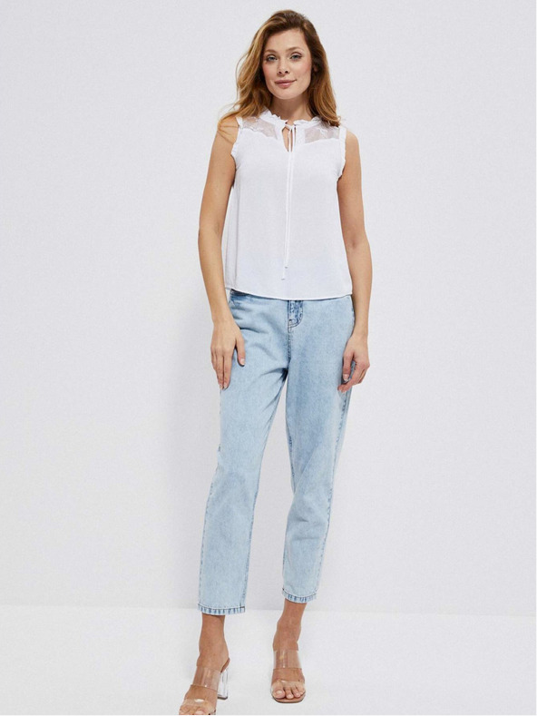 Moodo Bela ženska bluza Moodo