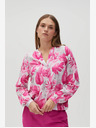 Moodo Belo-rožnata ženska vzorčasta bluza Moodo