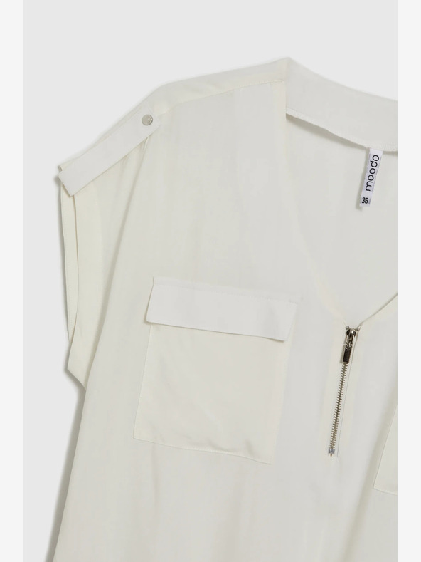 Moodo Bela ženska bluza Moodo